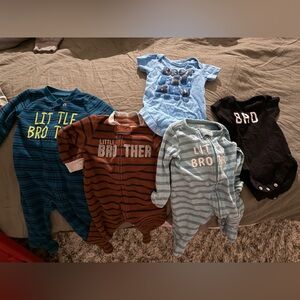 Little Brother onesies and footies Set